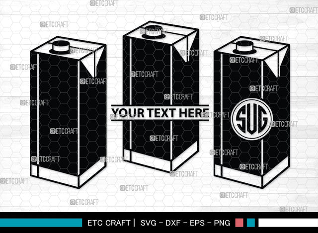 Boxes For Milk And Juice Monogram, Boxes For Milk And Juice Silhouette, Milk And Juice Box SVG, Juice Box Svg, Boxes Milk Svg, Milk Box Svg, Milk Box Bundle, SB00460 SVG ETC Craft 