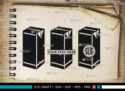 Boxes For Milk And Juice Monogram, Boxes For Milk And Juice Silhouette, Milk And Juice Box SVG, Juice Box Svg, Boxes Milk Svg, Milk Box Svg, Milk Box Bundle, SB00460 SVG ETC Craft 