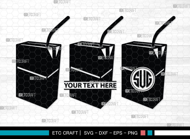 Boxes For Milk And Juice Monogram, Boxes For Milk And Juice Silhouette, Milk And Juice Box SVG, Juice Box Svg, Boxes Milk Svg, Milk Box Svg, Milk Box Bundle, SB00460 SVG ETC Craft 