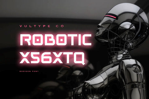 BOXIGEN - Tech Font Font Vultype Co 