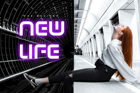 BOXIGEN - Tech Font Font Vultype Co 