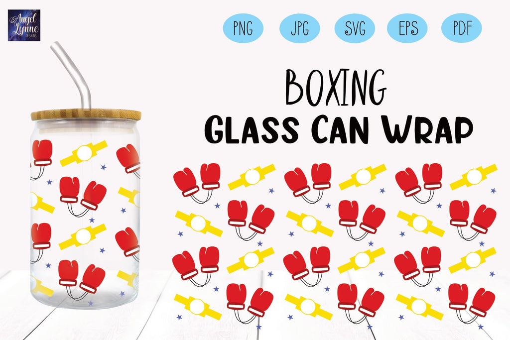 Boxing Glass Wrap | Boxing Libbey Glass Wrap - So Fontsy