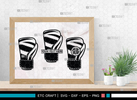 Boxing Gloves monogram, Boxing Gloves Silhouette, Sport Gloves Svg, Boxing Svg, Sports svg, Fighting Svg, Boxing Gloves Svg, SB00108 SVG ETC Craft 