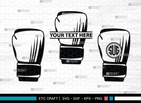 Boxing Gloves monogram, Boxing Gloves Silhouette, Sport Gloves Svg, Boxing Svg, Sports svg, Fighting Svg, Boxing Gloves Svg, SB00108 SVG ETC Craft 