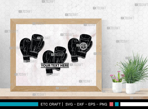 Boxing Gloves monogram, Boxing Gloves Silhouette, Sport Gloves Svg, Boxing Svg, Sports svg, Fighting Svg, Boxing Gloves Svg, SB00108 SVG ETC Craft 