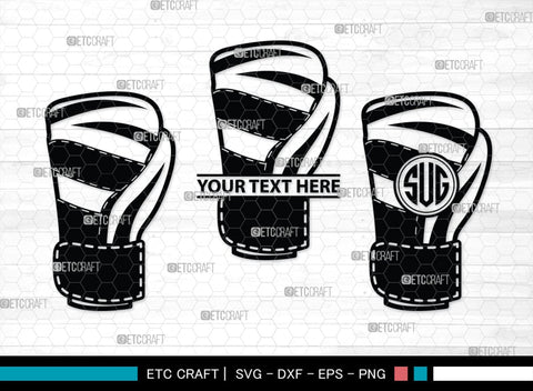 Boxing Gloves monogram, Boxing Gloves Silhouette, Sport Gloves Svg, Boxing Svg, Sports svg, Fighting Svg, Boxing Gloves Svg, SB00108 SVG ETC Craft 