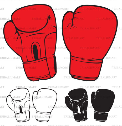 Boxing gloves SVG TribaliumArtSF 