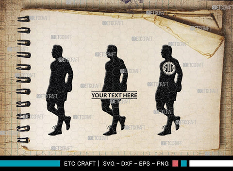 Boxing Monogram, Boxing Silhouette, Fighting Svg, Boxing Svg, Sports svg, kickboxing Svg, SB00107 SVG ETC Craft 