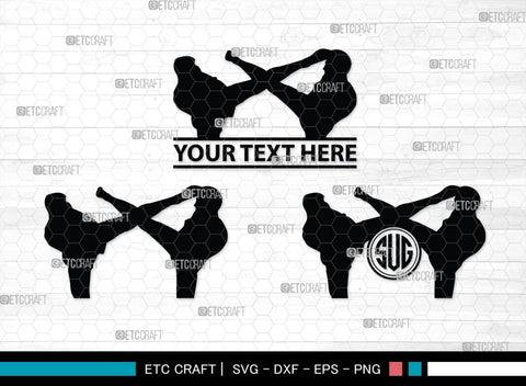 Boxing Monogram, Boxing Silhouette, Fighting Svg, Boxing Svg, Sports svg, kickboxing Svg, SB00107 SVG ETC Craft 