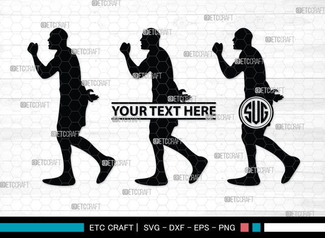 Boxing Monogram, Boxing Silhouette, Fighting Svg, Boxing Svg, Sports svg, kickboxing Svg, SB00107 SVG ETC Craft 