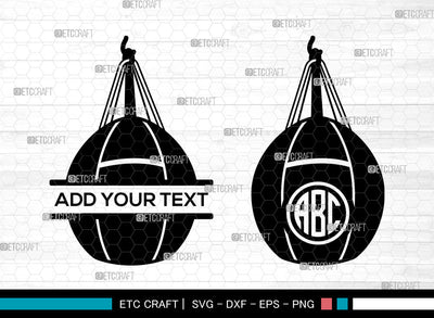 Boxing Monogram SVG, Circle Monogram, Boxing Gloves Svg, Boxing Helmet Svg, Boxing Ring Svg, Boxing Men Svg, Boxing SVG ETC Craft 