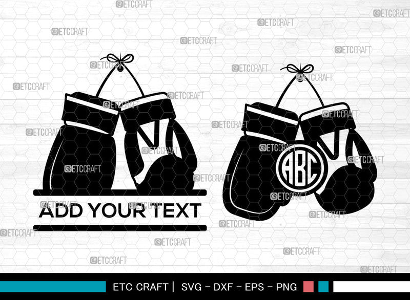 Boxing Monogram SVG, Circle Monogram, Boxing Gloves Svg, Boxing Helmet Svg, Boxing Ring Svg, Boxing Men Svg, Boxing SVG ETC Craft 