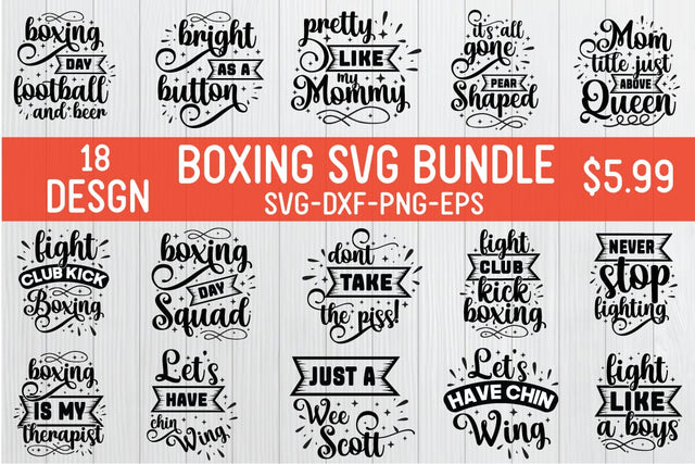Boxing SVG Bundle, 6 Designs, Boxing Quotes SVG, Boxing Shirt SVG, Boxing Sayings SVG, Touch Me And Your First Boxing Lesson Is Free SVG SVG farhad farhad 