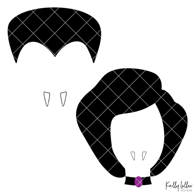 Boy and Girl Vampires SVG Kelly Lollar Designs 
