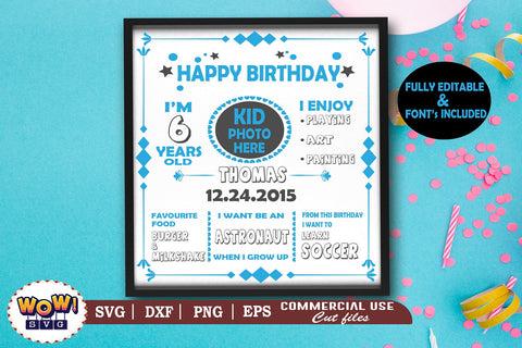 Boy Birthday poster svg, Birthday poster svg, happy birthday svg, funny birthday svg, birthday Boy svg, birthday queen svg, Boy birthday png, birthday party svg, happy birthday png SVG Wowsvgstudio 