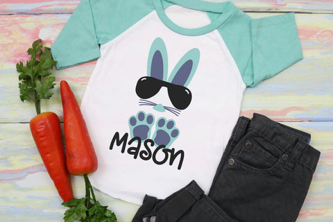 Boy Easter Bunny with Sunglasses SVG Morgan Day Designs 