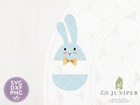 Boy Egg Bunny svg | Easter Bunny svg | Easter Egg svg SVG LilleJuniper 