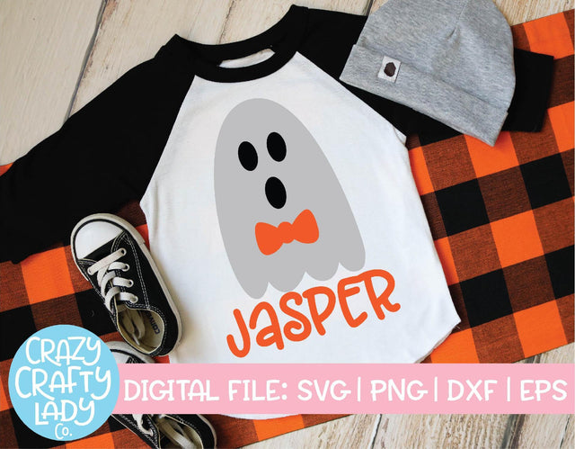 Boy Ghost | Halloween SVG Cut File SVG Crazy Crafty Lady Co. 