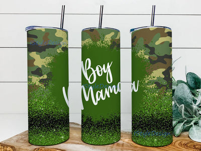 Boy Mama and Mamas boy Camouflage Sublimation Design, 20oz skinny sublimation Sublimation iStyleDesign 