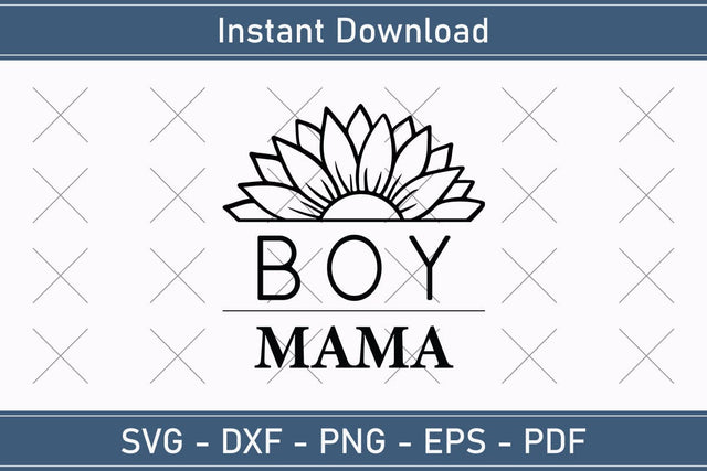 Boy Mama Mothers Day Svg Design SVG Debashish Barman 