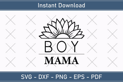 Boy Mama Mothers Day Svg Design SVG Debashish Barman 