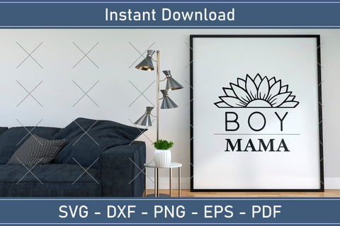 Boy Mama Mothers Day Svg Design SVG Debashish Barman 