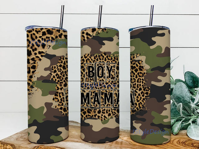 Boy Mama Tumbler, Cowhide Mama Tumbler, Cheetah Mama Tumbler 20oz Straight Tapered Tumbler Design Template for Sublimation, Western Full Tumbler Wrap Sublimation iStyleDesign 
