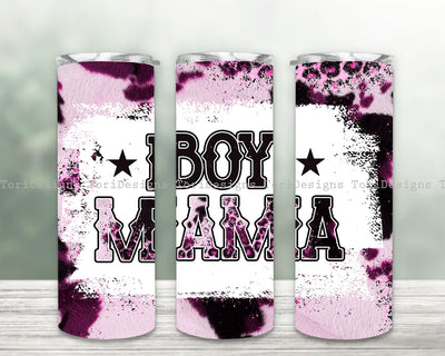 Boy Mama Tumbler PNG Sublimation, Mother's Day Straight tumbler, Mama Tumbler, Seamless Tumbler Mom Tumbler Wrap PNG Sublimation ToriDesigns 