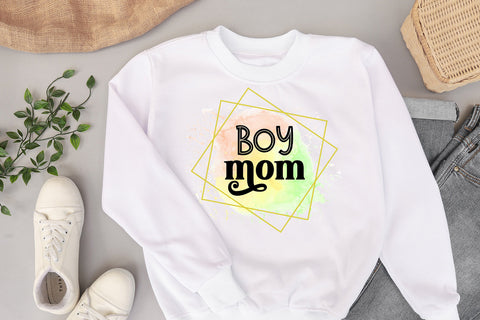 Boy Mom Sublimation I Mothers Day Sublimation Design Sublimation Happy Printables Club 