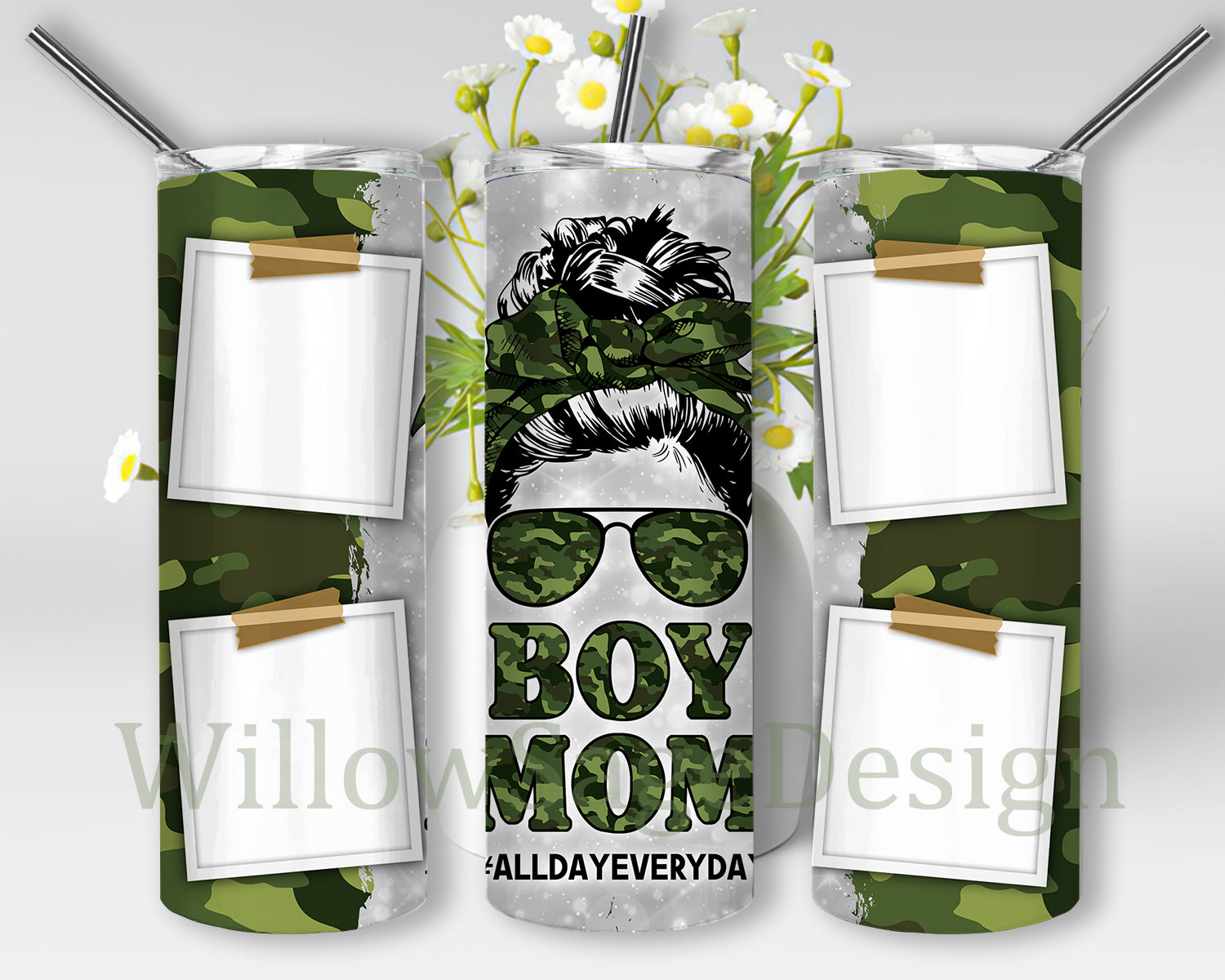 Boy Mom 20oz Skinny Tumbler