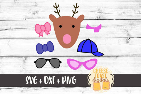 Boy Reindeer - Personalize Your Reindeer SVG Cheese Toast Digitals 
