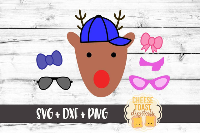 Boy Reindeer - Personalize Your Reindeer SVG Cheese Toast Digitals 