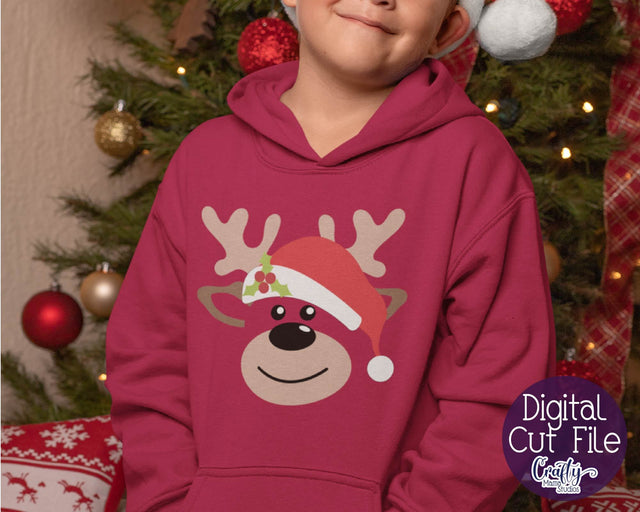 Boy Reindeer Svg, Christmas Reindeer Shirt Svg SVG Crafty Mama Studios 