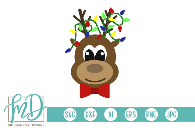 Boy Reindeer SVG Morgan Day Designs 