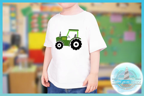 Boy Vehicle Bundle SVG - Tractor Backhoe Dump Truck Wagon SVG SVGcraze 