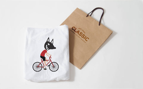 Boy Wearing Dog Mask and Riding Bicycle SVG naemmiah021 