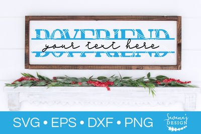 Boyfriend Split Monogram SVG SVG SavanasDesign 
