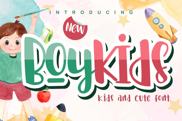 Boykids Font Letterena Studios 