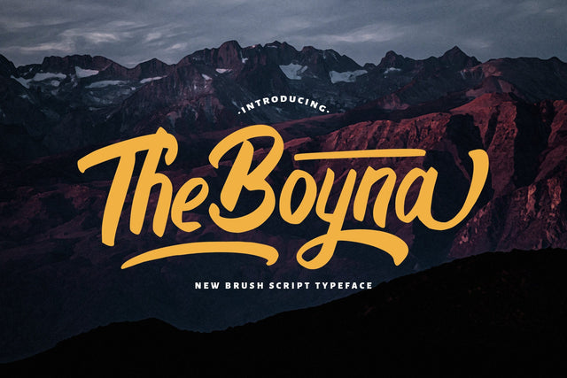 Boyna - Bold Script Font Font StringLabs 