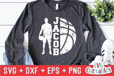 Boys Basketball Split SVG Svg Cuttables 