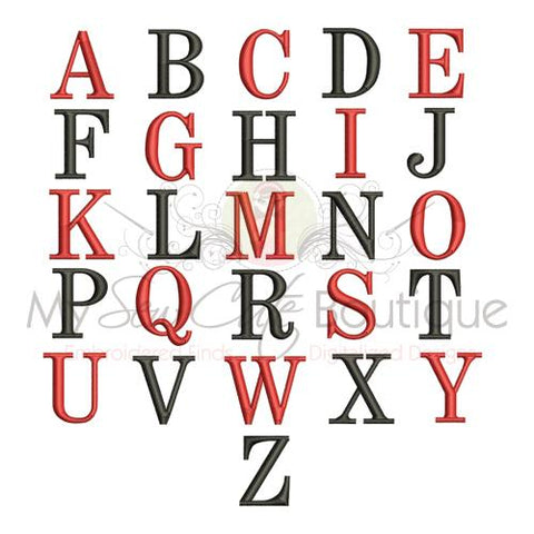 Boy Stack Monogram Boys Stacked Embroidery Fonts BX Monogram PES Designs - Boys Stacked ...