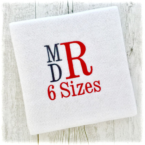 Boys Stacked Embroidery Fonts BX Monogram PES Designs - Boys Stacked Monogram Font - Stacked Embroidery Font - Stacked Monogram Font Font My Sew Cute Boutique 