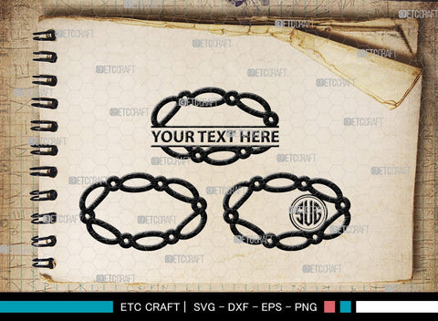 Bracelet Silhouette, Bracelet SVG, Leather Bracelet Svg, Fashion Svg, Bracelet Monogram, SB00184 SVG ETC Craft 