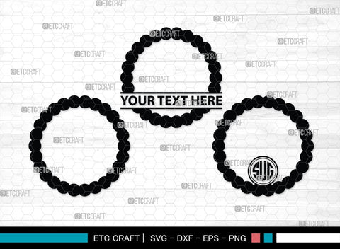 Bracelet Silhouette, Bracelet SVG, Leather Bracelet Svg, Fashion Svg, Bracelet Monogram, SB00184 SVG ETC Craft 