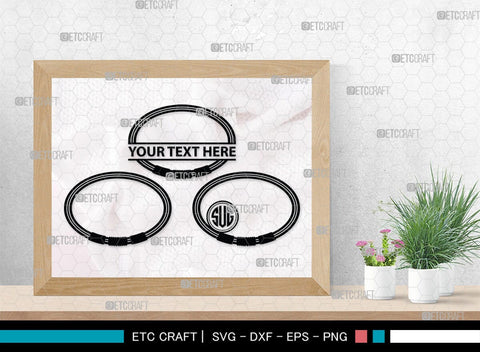 Bracelet Silhouette, Bracelet SVG, Leather Bracelet Svg, Fashion Svg, Bracelet Monogram, SB00184 SVG ETC Craft 