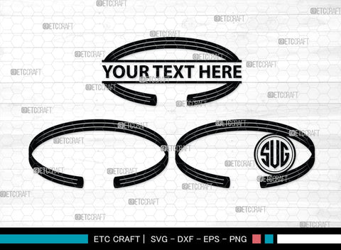 Bracelet Silhouette, Bracelet SVG, Leather Bracelet Svg, Fashion Svg, Bracelet Monogram, SB00184 SVG ETC Craft 