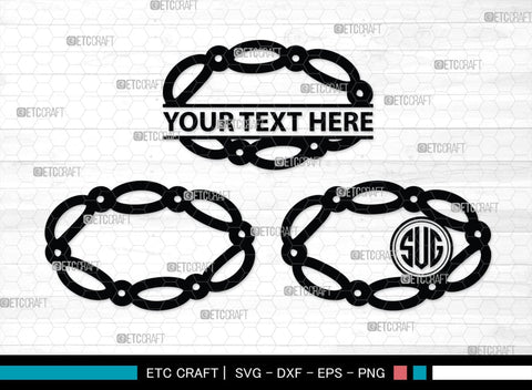 Bracelet Silhouette, Bracelet SVG, Leather Bracelet Svg, Fashion Svg, Bracelet Monogram, SB00184 SVG ETC Craft 