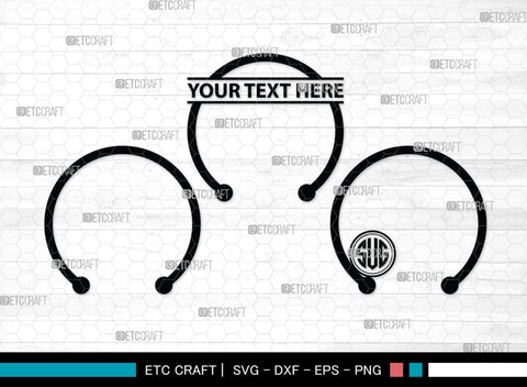 Bracelet Silhouette, Bracelet SVG, Leather Bracelet Svg, Fashion Svg, Bracelet Monogram, SB00184 SVG ETC Craft 