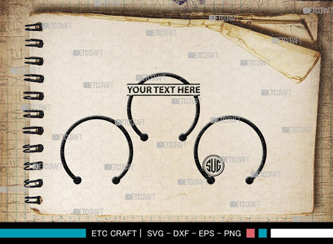 Bracelet Silhouette, Bracelet SVG, Leather Bracelet Svg, Fashion Svg, Bracelet Monogram, SB00184 SVG ETC Craft 