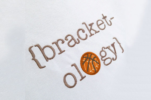 Bracketology March Madness Basketball Applique Embroidery Embroidery/Applique Designed by Geeks 
